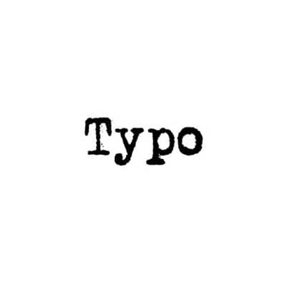 Typo